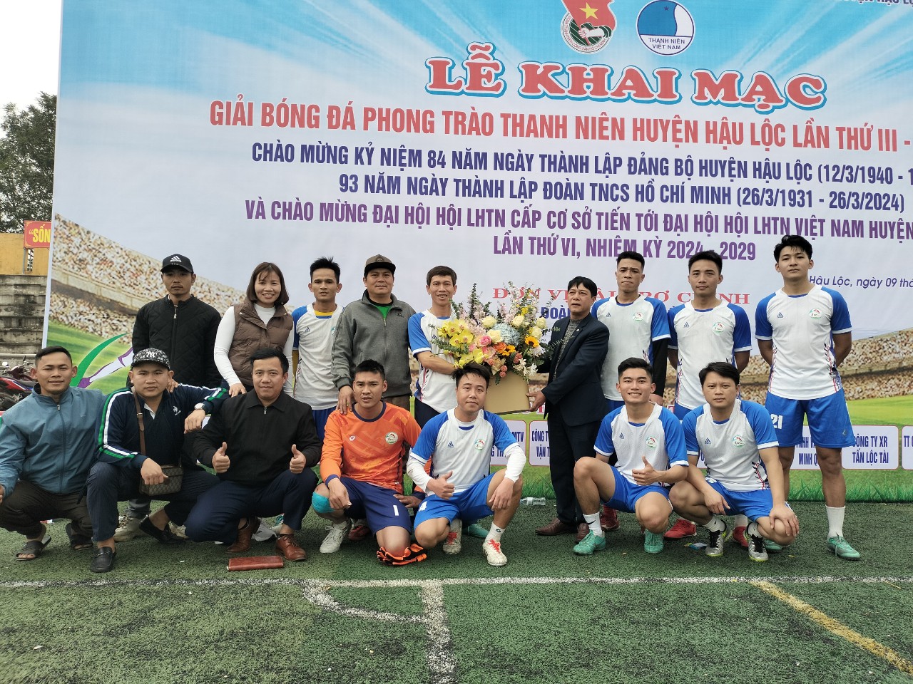 FC Phú Lộc tham gia giải bóng đá thanh niên huyện Hậu Lộc lần thứ 3 năm 2024