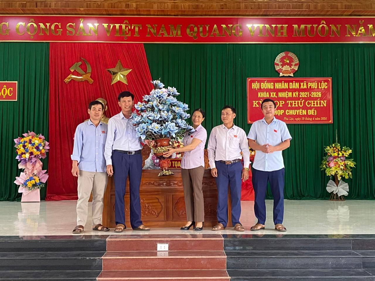 HĐND xã Phú Lộc tổ chức kỳ họp thứ 9 (Kỳ họp chuyên đề), Khóa XX, nhiệm kỳ 2021 – 2026